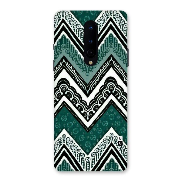 Green Chevron Back Case for OnePlus 8