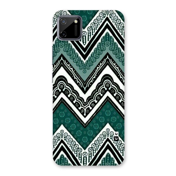 Green Chevron Back Case for Realme C11