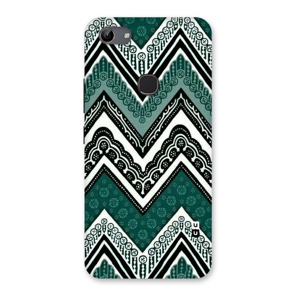 Green Chevron Back Case for Vivo Y81