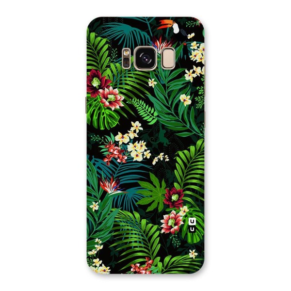 Green Leaf Design Back Case for Galaxy S8