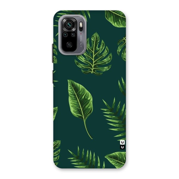 Green Leafs Back Case for Redmi Note 10