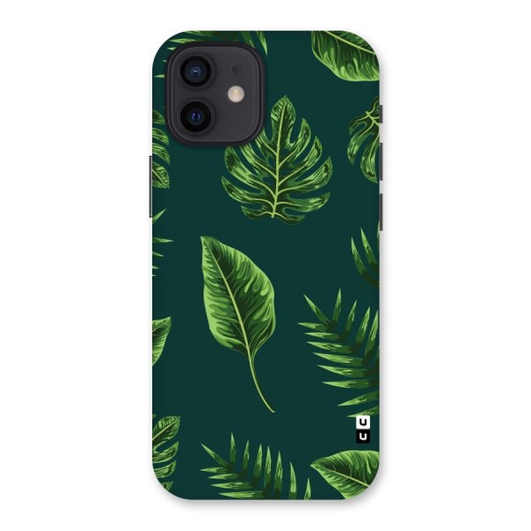 Green Leafs Back Case for iPhone 12