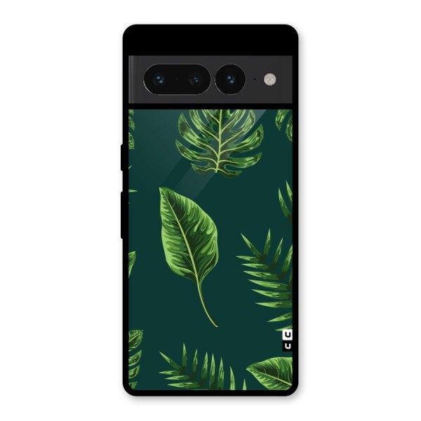 Green Leafs Glass Back Case for Google Pixel 7 Pro