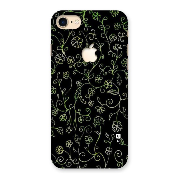 Green Leaves Back Case for iPhone 7 Apple Cut