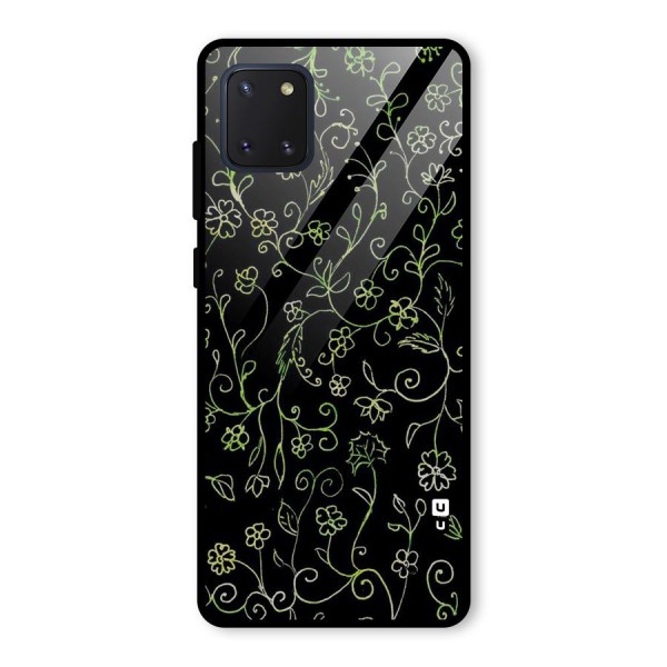 Green Leaves Glass Back Case for Galaxy Note 10 Lite