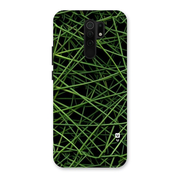 Green Lines Back Case for Redmi 9 Prime