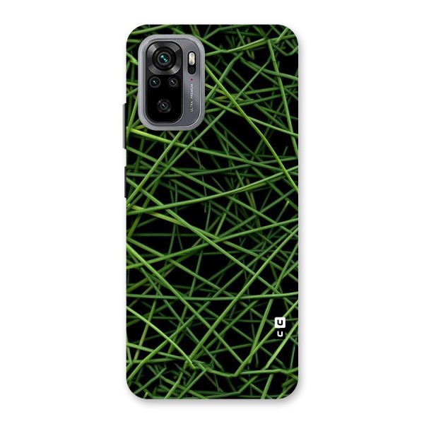 Green Lines Back Case for Redmi Note 10