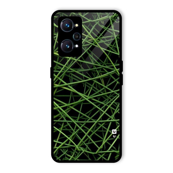Green Lines Glass Back Case for Realme GT 2