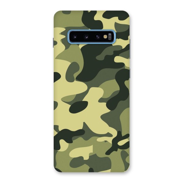 Green Military Pattern Back Case for Galaxy S10 Plus