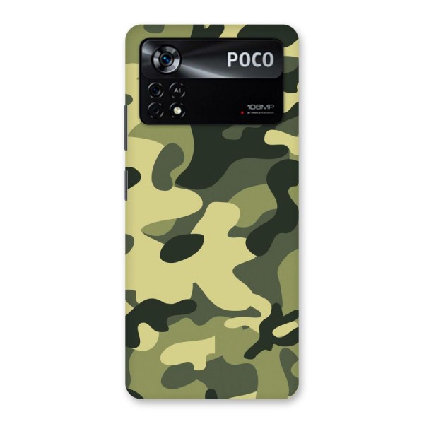 Green Military Pattern Back Case for Poco X4 Pro 5G