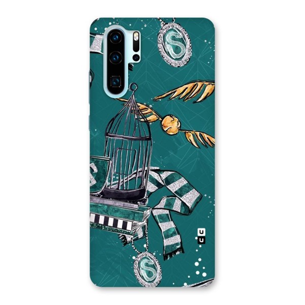 Green Scarf Back Case for Huawei P30 Pro