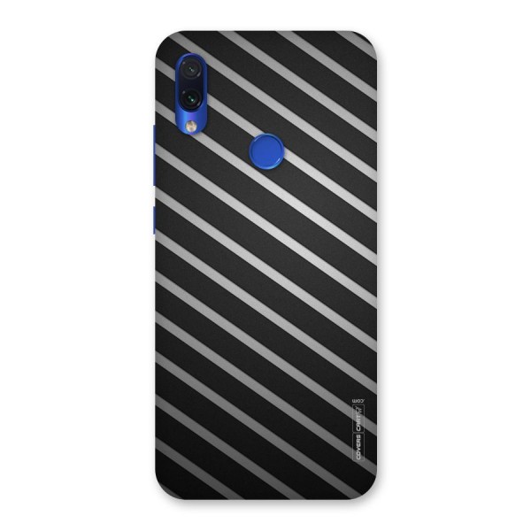 Grey And Black Stripes Back Case for Redmi Note 7