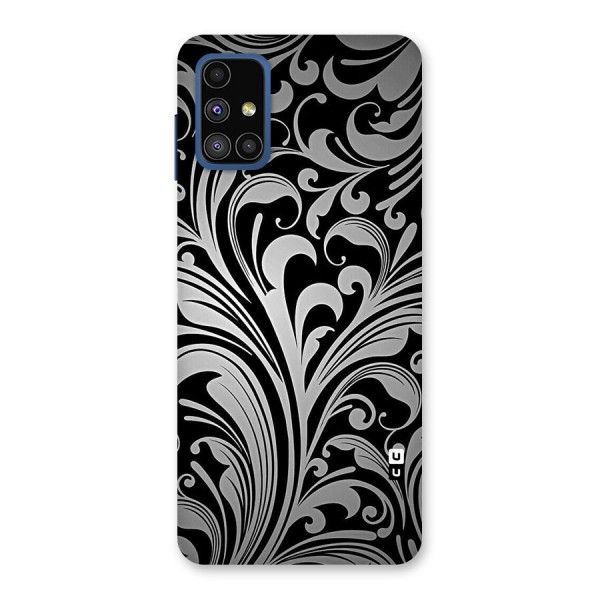 Grey Beauty Pattern Back Case for Galaxy M51