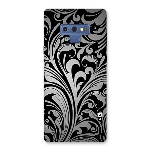 Grey Beauty Pattern Back Case for Galaxy Note 9