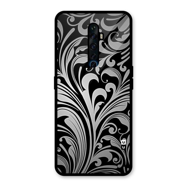 Grey Beauty Pattern Glass Back Case for Oppo Reno2 Z