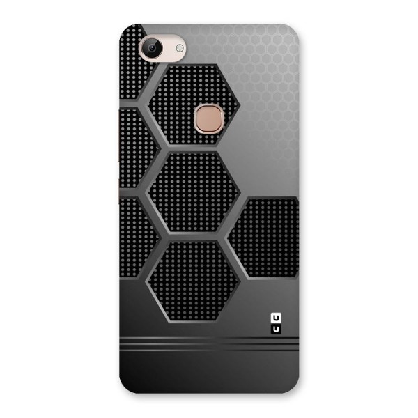 Grey Black Hexa Back Case for Vivo Y83