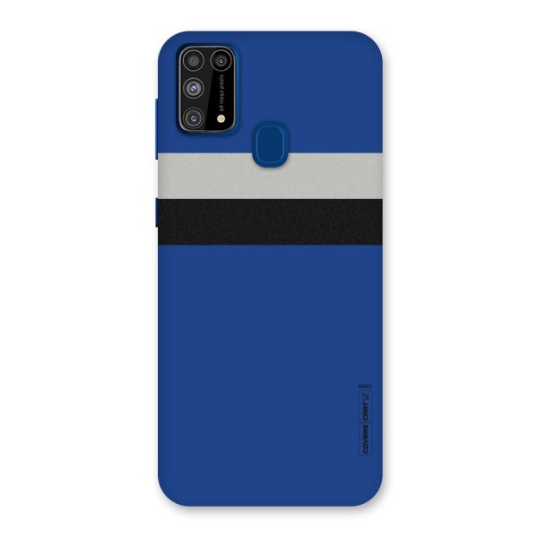 Grey Black Strips Back Case for Galaxy M31