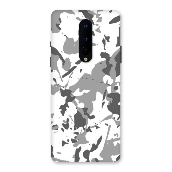 Grey Camouflage Army Back Case for OnePlus 8