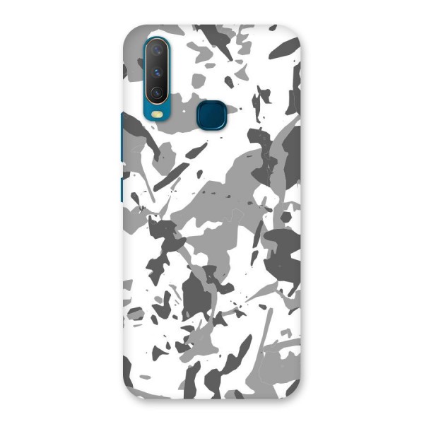 Grey Camouflage Army Back Case for Vivo Y15