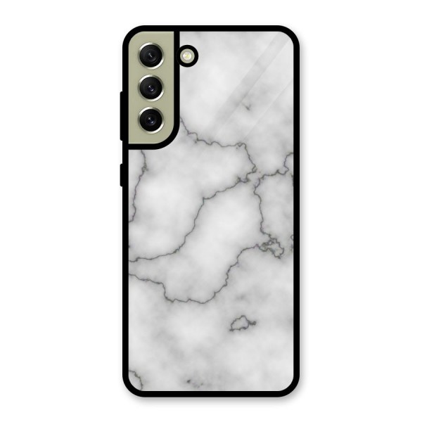 Grey Marble Glass Back Case for Galaxy S21 FE 5G