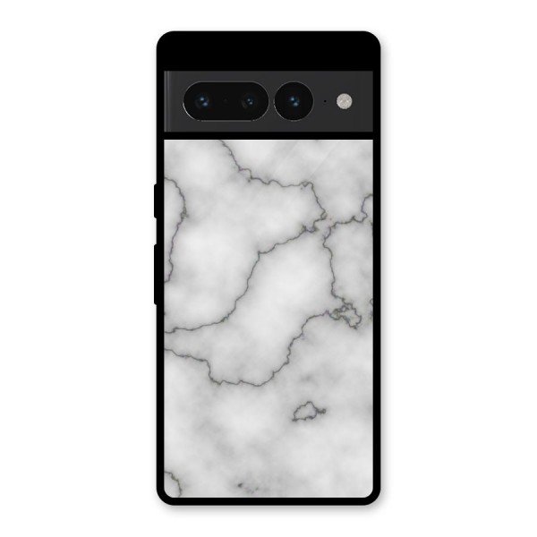 Grey Marble Glass Back Case for Google Pixel 7 Pro