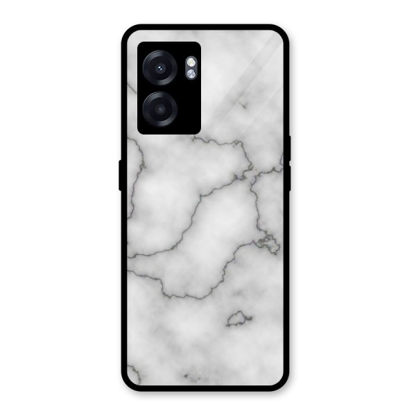 Grey Marble Glass Back Case for Oppo K10 (5G)