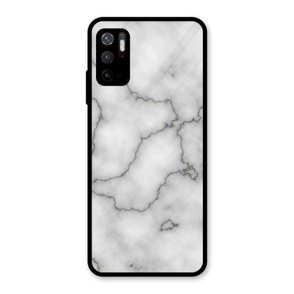 Grey Marble Glass Back Case for Poco M3 Pro 5G