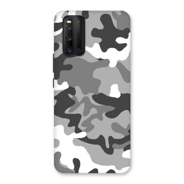 Grey Military Back Case for Vivo iQOO 3