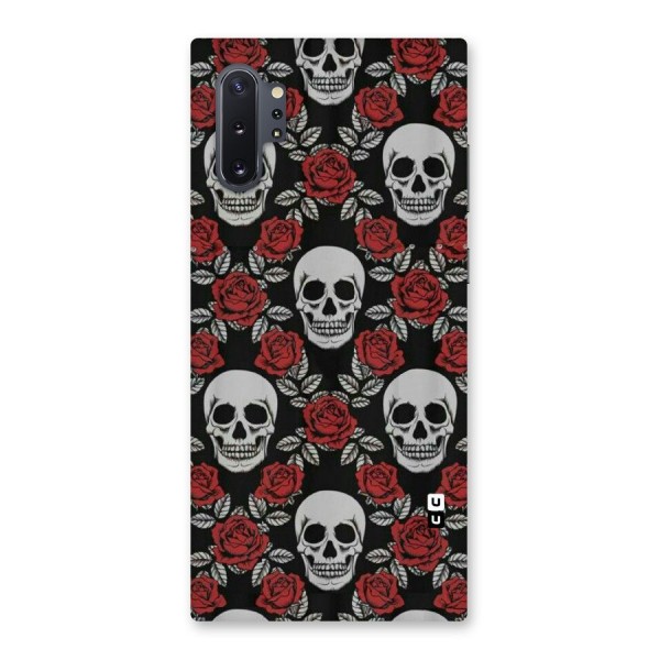 Grey Skulls Back Case for Galaxy Note 10 Plus