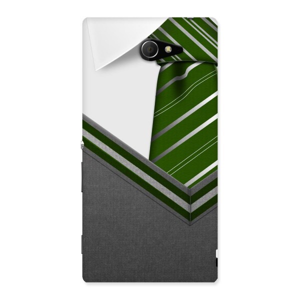 Grey Sweater Back Case for Sony Xperia M2