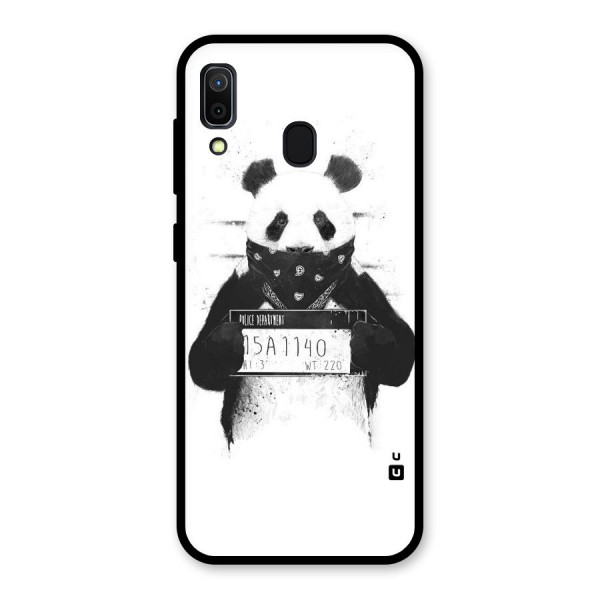 Guilty Panda Glass Back Case for Galaxy A30