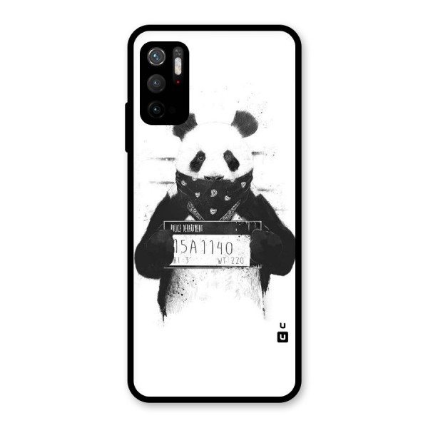 Guilty Panda Glass Back Case for Poco M3 Pro 5G