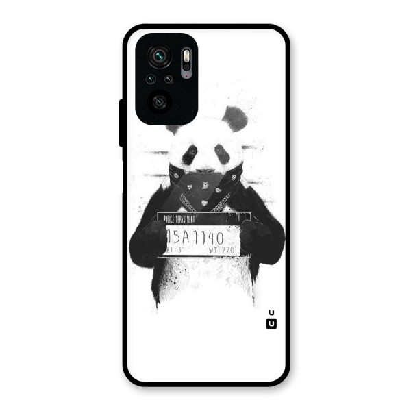 Guilty Panda Glass Back Case for Redmi Note 11 SE