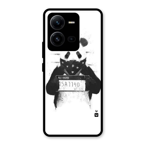 Guilty Panda Glass Back Case for Vivo V25