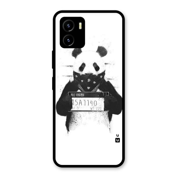 Guilty Panda Glass Back Case for Vivo Y15s