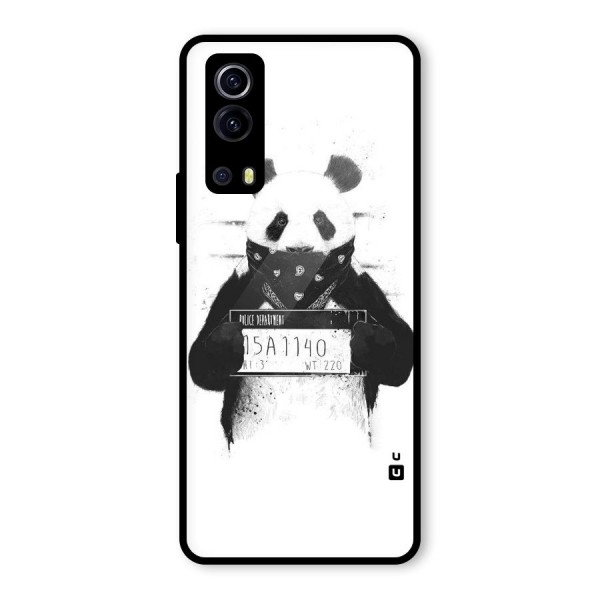 Guilty Panda Glass Back Case for Vivo iQOO Z3