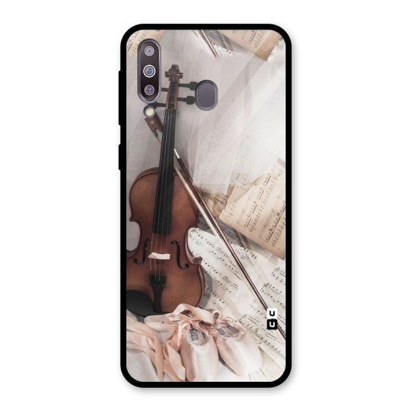 Guitar And Co Glass Back Case for Galaxy M30