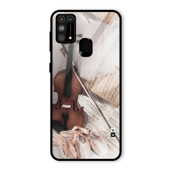 Guitar And Co Glass Back Case for Galaxy M31