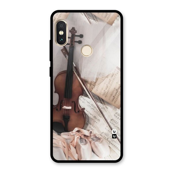 Guitar And Co Glass Back Case for Redmi Note 5 Pro