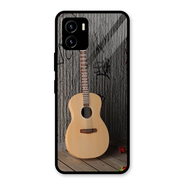 Guitar Classic Glass Back Case for Vivo Y15s