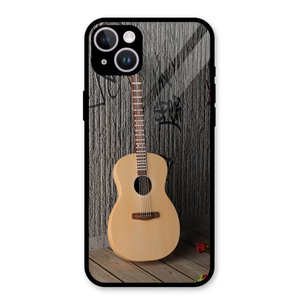 Guitar Classic Glass Back Case for iPhone 14 Plus