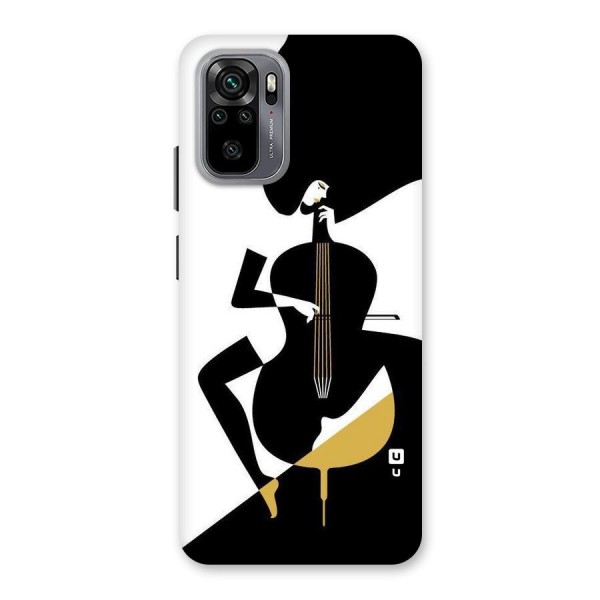 Guitar Women Back Case for Redmi Note 10