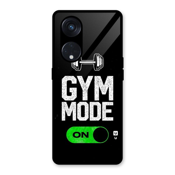 Gym Mode On Glass Back Case for Reno8 T 5G