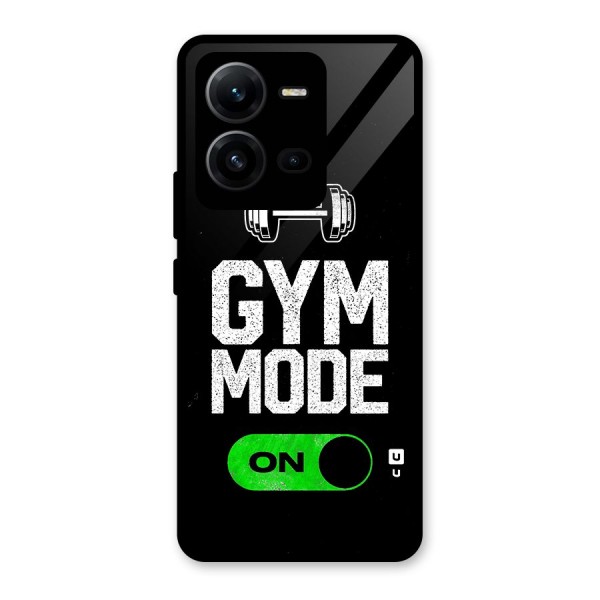 Gym Mode On Glass Back Case for Vivo V25