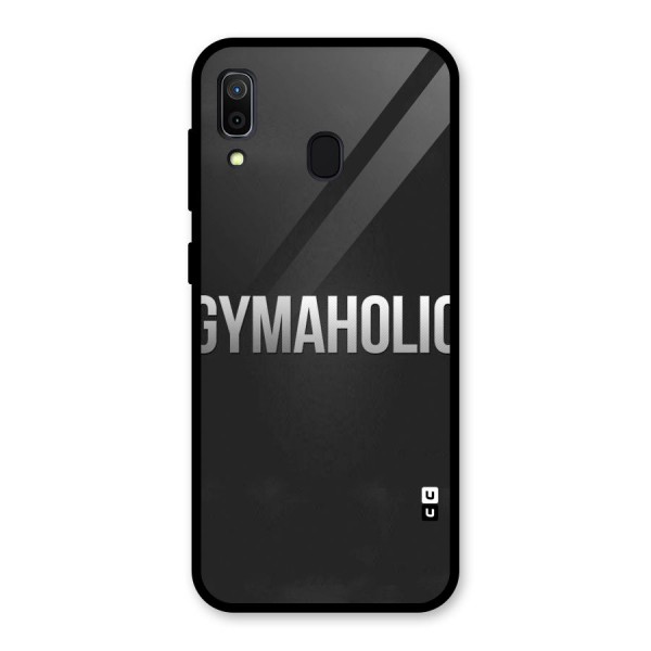 Gymaholic Glass Back Case for Galaxy A30