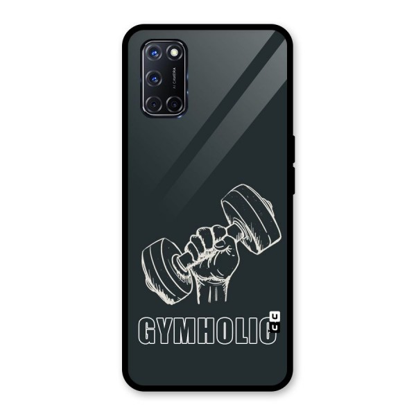 Gymholic Design Glass Back Case for Oppo A52