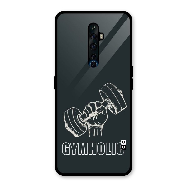 Gymholic Design Glass Back Case for Oppo Reno2 Z