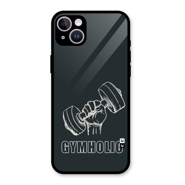 Gymholic Design Glass Back Case for iPhone 14 Plus