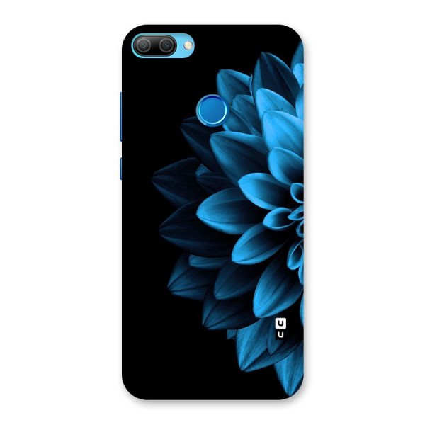 Half Blue Flower Back Case for Honor 9N