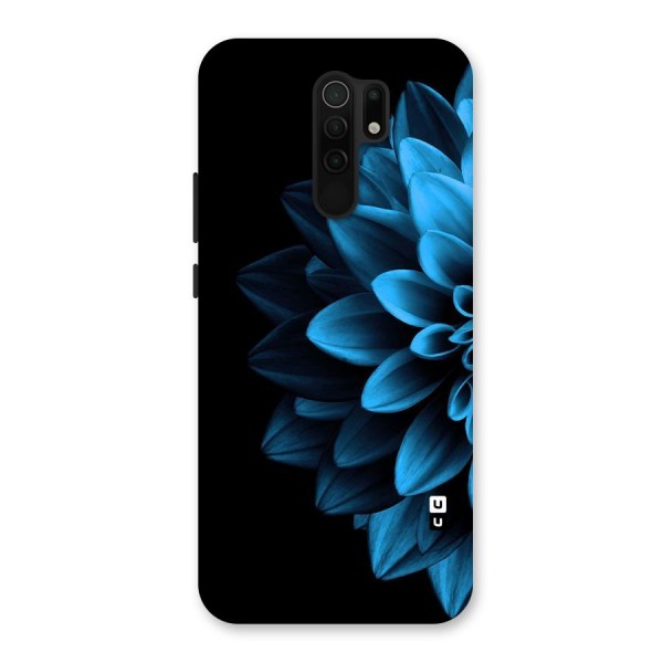 Half Blue Flower Back Case for Redmi 9 Prime